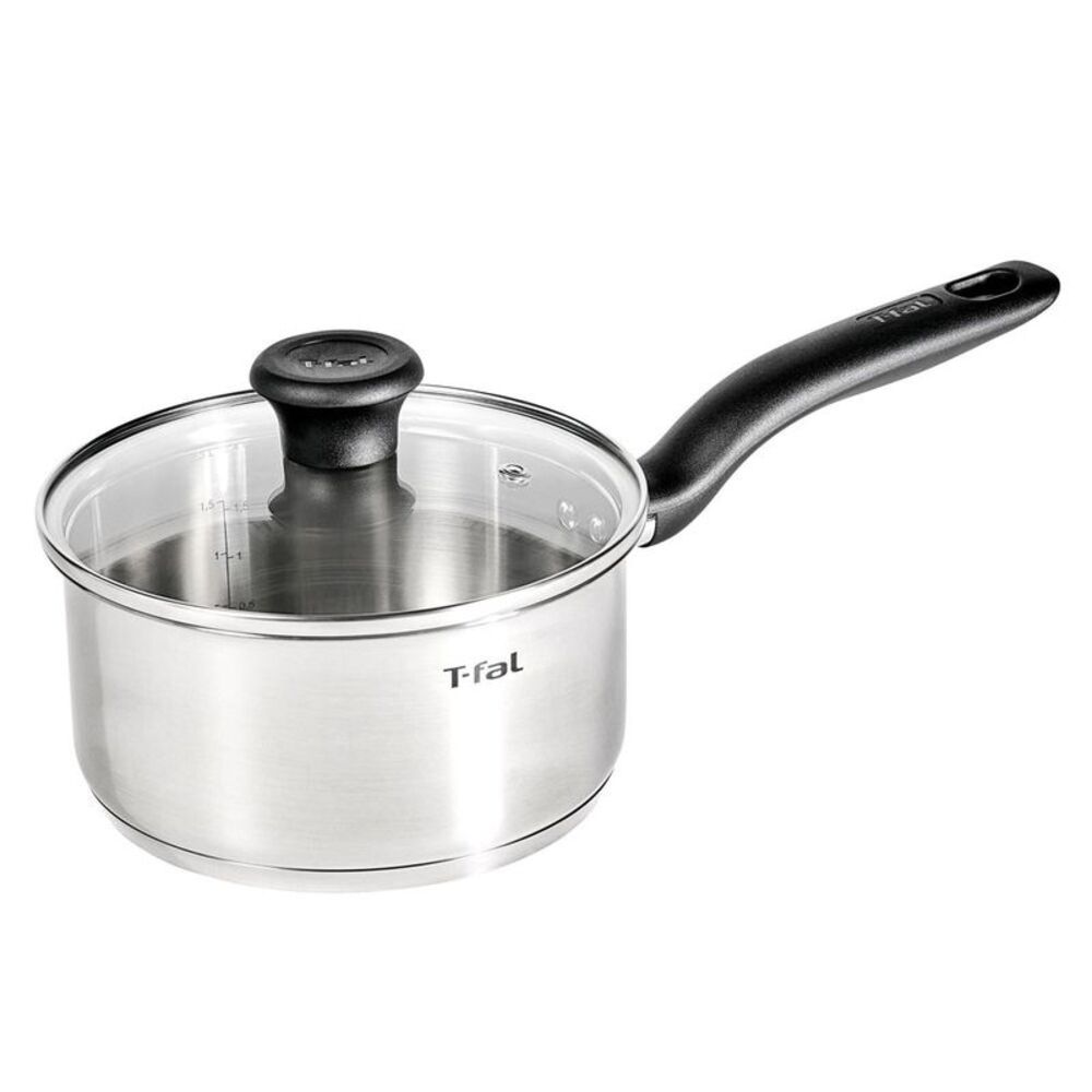 T-Fal -  Simply Cook 3.2qt Stainless Steel Sauce Pan  Silver